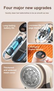 Rasoir à tissu portable, <span class=keywords><strong>appareil</strong></span> électrique <span class=keywords><strong>pour</strong></span> <span class=keywords><strong>enlever</strong></span> <span class=keywords><strong>les</strong></span> peluches, rasoir <span class=keywords><strong>pour</strong></span> <span class=keywords><strong>enlever</strong></span> <span class=keywords><strong>les</strong></span> peluches, rasoir à tissu rechargeable USB - Product Image 2