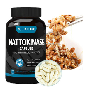 Ausreson <span class=keywords><strong>Nattokinase</strong></span> capsule 2000fu Natto estratto integratore naturale OEM 100mg <span class=keywords><strong>Nattokinase</strong></span> capsule - Product Image 1