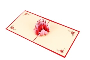 WINPSHENG personalizzabile 3d <span class=keywords><strong>pop</strong></span> up tutte le occasioni biglietti d'auguri quinceanera inviti hochoeskarte - Product Image 6