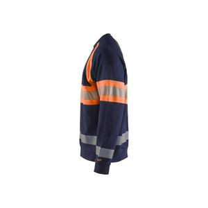 BLAKLADER-Pull haute visibilité 335911588953M Bleu marine/Orange-EAN 7330509553824 HI-VIS WORKWEAR - Product Image 5