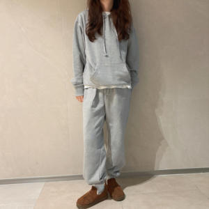 Pantalon de jogging en molleton épais à 3 couches, durable, style streetwear coréen, pour un usage quotidien décontracté - Product Image 1