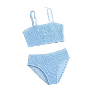 Puff Trajes de <span class=keywords><strong>baño</strong></span> Niñas Infante Bebé Bikini Azul Sin mangas Pooling Beach <span class=keywords><strong>Bebe</strong></span> <span class=keywords><strong>Traje</strong></span> de <span class=keywords><strong>baño</strong></span> - Product Image 1
