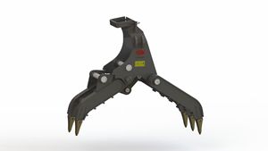 Pince hydraulique XUVOL pour déchets, puissante, en acier inoxydable, accessoires pour excavatrice, état neuf, composant principal du moteur, pince mécanique - Product Image 3