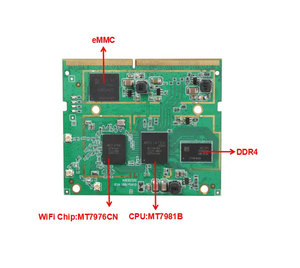 Robusto modulo WiFi 6 MT7981B per l'automazione industriale con Slot M.<span class=keywords><strong>2</strong></span> e SIM Card - Product Image 2