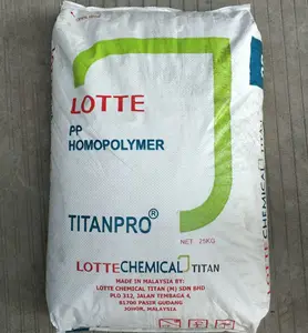 Corée PP Lotte H1500 polypropylène pp résine moulage par injection granulés polypropylène plastique matière première granulés