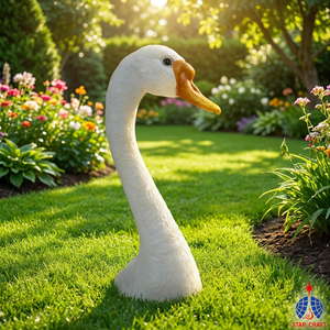 Statua di Cigno Bianco a Grandezza Naturale <span class=keywords><strong>2022</strong></span>, <span class=keywords><strong>Scultura</strong></span> Ecologica in Fibra di Vetro per Decorazione di Giardini e Parchi, Materiale in Resina - Product Image 1
