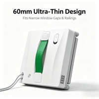 Robot nettoyeur de vitres FMART W8 en promotion : 50 min d'autonomie, batterie 750 mAh, contrôle à distance via application Bluetooth
