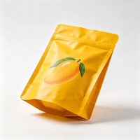 Custom Printed Plastic Matte Finish Moisture Proof Stand Pouch Clear Window for Mixed Nuts Snack Food Packaging OEM ODM Supplier