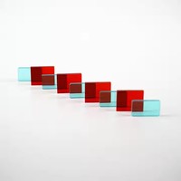High Precision Dichroic Glass Color Filter Heat Resistant Colored Optical Filter