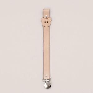 Clips Duraderos para Chupetes de Cuero PU, con Logotipo Personalizado, Soporte para Chupetes, Regalo Simple para Bebés - Product Image 2