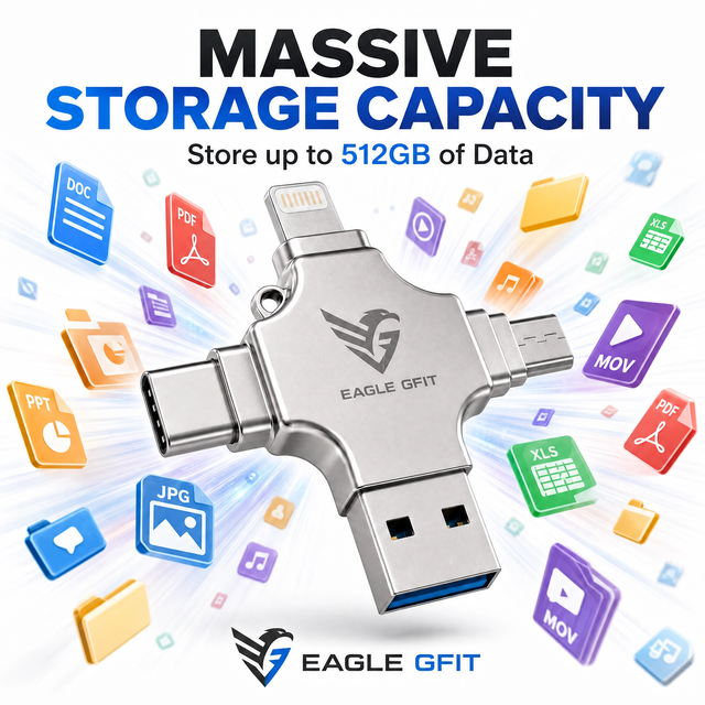 High-Speed Custom OTG Swivel USB 3.0 Flash Drive 4GB 8GB 16GB 32GB Memory Stick with Metal Body USB 2.0 Interface Promotion Gift