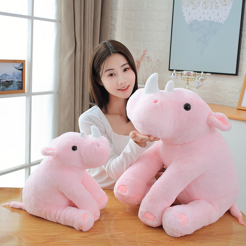 Giant Hippo Stuffed Animal - Jumbo Plush Toy for Kids & Home Decor