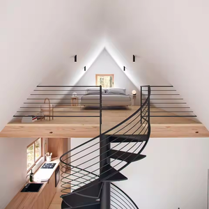 Luxury Modern <b>Triangle</b> Shape Two Storey 2bedroom A-Frame Tiny House Eco-friendly for Living Villa & Airbnb Hotel - Product Image 4