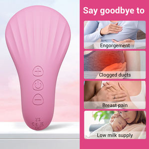 Elektrisches Laktation massage gerät zum Stillen Vibrations frequenz umwandlung Flüssiges Silikon-Laktation massage gerät Komfortable Pflege - Product Image 3