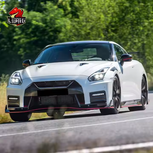Kit carrosserie style NISM pour <span class=keywords><strong>Nissan</strong></span> GTR GTR35 PP plastique fibre de carbone lèvre de pare-chocs avant diffuseur arrière Bodykit Facelift 2008-2016 - Product Image 4