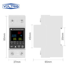 TUYA WiFi Smart 63A AC 220V über dem Stromkreis Erdschluss Spannungs schutz Relais Gerät Breaker Switch Meter für den Heimgebrauch - Product Image 2