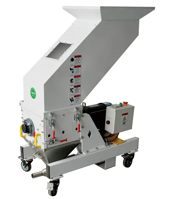 Geen Lawaai Pe Pp Pvc Pet Shredder Plastic Grondstof Productie Machine Uniforme Deeltjes