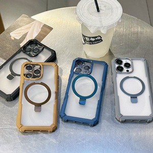 Bốn góc chống rơi nhiệm vụ nặng nề gồ ghề Armor trường hợp đối với iPhones 15 Pro Max/16e chống sốc Trường hợp với chân đế từ - Product Image 6