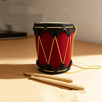 Tambour indien en gros, instrument de percussion, instrument de musique éducatif précoce, tambour à main en caoutchouc pour enfants