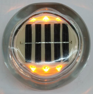 Водонепроницаемые Уличные светодиодные фары для тротуара, 100 мм, закаленное стекло, Солнечная Дорожная шпилька - Product Image 4