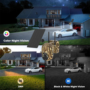 图雅EU-4G野生动物相机陷阱隐藏踪迹狩猎360度PTZ 10400毫安时电池6w太阳能电池板树色双向音频 - Product Image 3