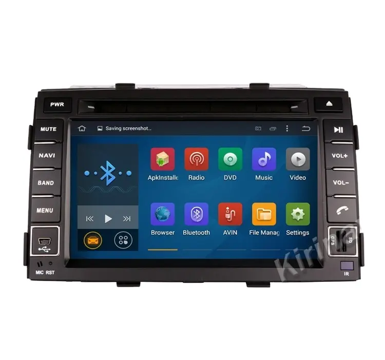 Kirinavi android 10.0 touch screen radio system for kia sorento 2010 2011 2012 car mp3 player 2 din navigation with gps