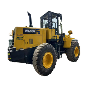 Chargeuse sur pneus Komatsu WA380 d'occasion, faible kilométrage, force de creusement puissante, machinerie lourde pour l'exploitation minière en carrière avec godet renforcé - Product Image 1
