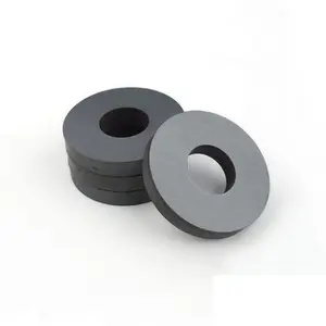 Zachte Soort En Industriële Magneet Toepassing Ring Ferriet Magneet Y30 Y35 Ronde Keramische Ferriet Magneten Voor Luidspreker