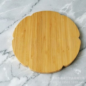Bamboo Multi Compartment Round <b>Tray</b> 19x19 25x25 30x30 Cm For Hotel <b>Tea</b> Snack Serving - Product Image 3