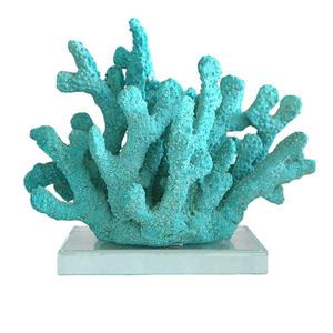 Màu Xanh Nhân Tạo Nhựa San Hô Trang Trí Bể Cá Aquarium Cây Trang Trí Dưới Nước Biển Bức Tượng Với Sơn Mô Hình Mô Hình - Product Image 2