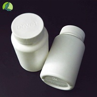 Yüksek kaliteli 225ml HDPE vidalı kapak katı ilaç hap ilaç kapsül plastik Tablet şişesi