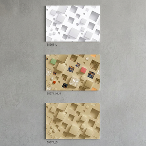 Fournisseur indien de carreaux muraux 3D en céramique polie pour salle de bain extérieure et hall. Finition brillante imperméable et résistante à l'usure. Tailles 300x450 - Product Image 2