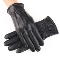 Gants d'hiver imperméables pour hommes, d'extérieur, en cuir, coupe-vent, chauds, à écran tactile, vente en gros,
