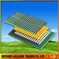 Plateau de Travail en Grille de Fibre de Verre GFRP/FRP, Marche d'Escalier, Couverture de Passerelle, Plaque de Pont de Bateau, Construction Lisse