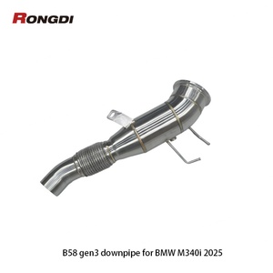 Tubo de Escape de Acero Inoxidable Rongdi Racing de 1.5 mm para Piezas de Motor G20 G22 M340i M440i Gen3 B58 - Product Image 6