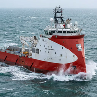 Bateau de sauvetage et de remorquage multi-usages pour interventions en mer haute mer en cas de déversement de pétrole, navire en acier à vendre