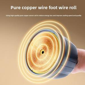 R-PACK Flessendop Sealer, Inductie Heat Sealer Voor Plastic, Glazen Flessen 20-100Mm, Blauw - Product Image 2