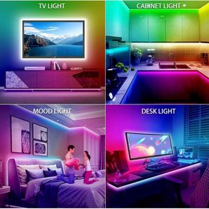 Timelux USB LED Strip Light 10ft RGB Color Changing Remote <b>Control</b> For <b>TV</b> Backlight Home Entertainment - Product Image 4