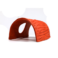 Cage en bois naturel pour petit animal de compagnie avec trou d'arbre Mini jouet de friandise comestible pour cochon d'Inde et hamster