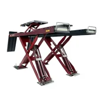 Lève-voiture hydraulique à double ciseaux, structure ultra-mince de haute qualité, pour alignement de roues