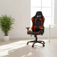 Chaise de Gamer Exécutive Confortable de Haute Qualité avec Fonction Massage pour PC, en Cuir PU, Design Réglable Électriquement pour le Gaming en Ligne