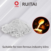 Ciment alumineux anti-érosion réfractaire coulé, fourni directement par l'usine Ruitai, avec service de découpe, 90% AlO
