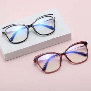 Gafas de Sol de Moda Retro con Logotipo Personalizado TR90, Gafas de Sol Extra Grandes Blancas y Negras para Mujer, Monturas de Gafas con Protección Anti-luz Azul para Mujer - Product Image 5