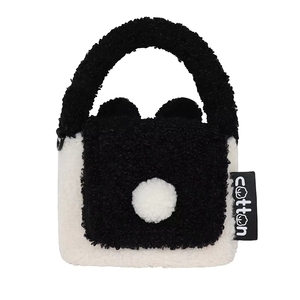 Vietnam Kids Eco-friendly Zipper Closure Soft Feel Winter Gift Small Portable Velvet Bear <b>Coin</b> Purse School <b>Bag</b> - Product Image 6