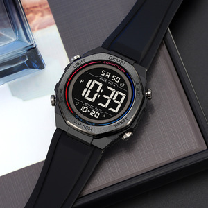 Skmei Men's Digital Watch 30m Waterproof Silicone Strap Multifunction Alarm Clock Sport Watch - Product Image 3