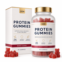 Gummies Protéinés pour la Récupération Musculaire Saveur Baies – Complément Quotidien de Bien-être – Marque Privée OEM – Formule Personnalisée – Vente en Gros Professionnelle