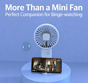Nouveau ventilateur portable 2025, rechargeable par USB, mini ventilateur de bureau silencieux pour la maison, le bureau et le dortoir - Product Image 2