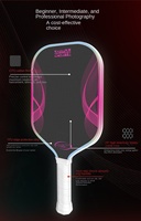 Grenzüberschreitendes Bestseller-Set: Pickleball-Schläger der 5. Generation aus Titan-Carbonfaser T700 mit matter Oberfläche und gewebter Textur