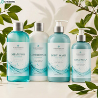 Étiquette personnalisée imperméable pour bouteille de shampoing, autocollant en rouleau pour soins personnels, film pour conditionneur, gel douche, emballage en gros OEM