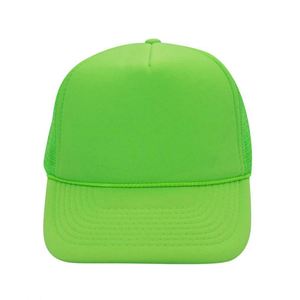 Casquettes de camionneur en mousse couleur néon, vierges, bicolores, avec broderie de logo personnalisé - Product Image 6